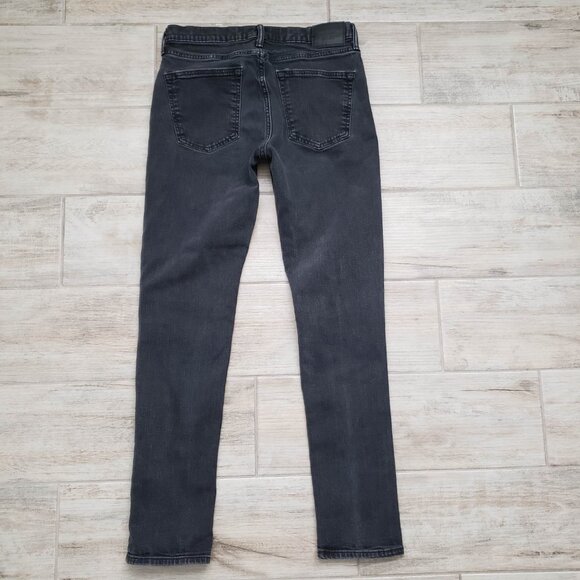 Abercrombie & Fitch Jeans Men's Athletic Skinny Stretch Open Knee Charcoal 32x34 - Picture 2 of 9